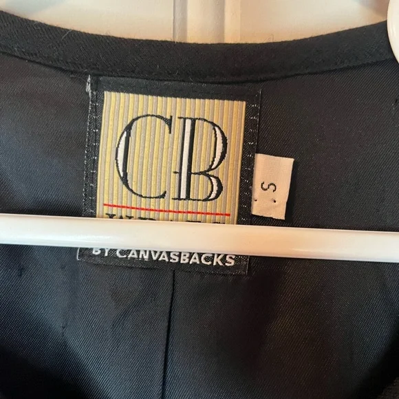Black plaid vest with CB Label - Picture 4 of 5